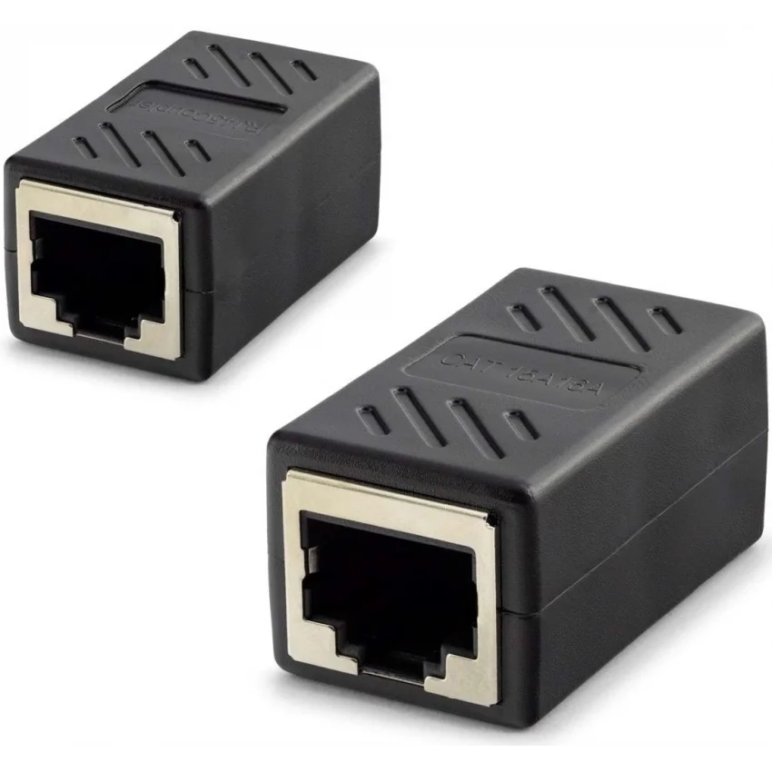 Hadron RJ45 Dişi-Dişi Ethernet Uzatma Adaptörü Siyah | HDX5066