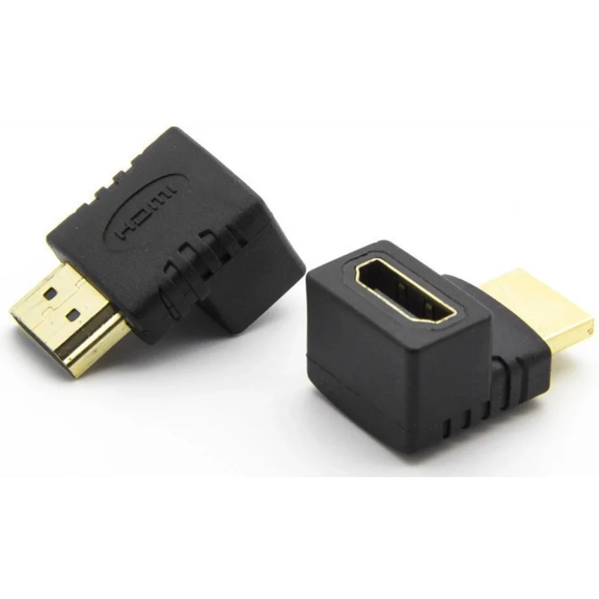 VCOM HDMI Erkek to Dişi L Tipi 270 Derece Adaptör | CA319