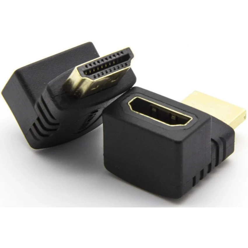 VCOM HDMI Erkek to Dişi L Tipi 270 Derece Adaptör | CA319