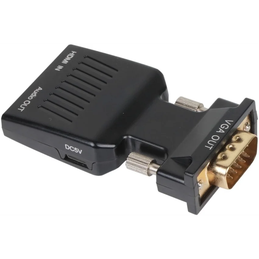 VCOM VGA Erkek to HDMI Dişi Ses Destekli Dönüştürücü | CA336A