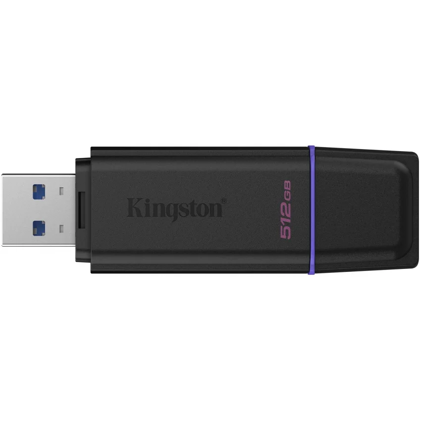 Kingston 512GB USB 3.2 Gen 1 Flash USB Bellek Siyah | DTXG2/512GB