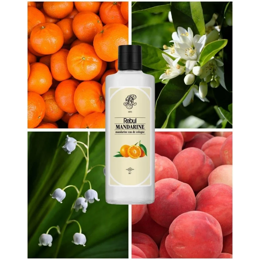 Rebul Mandarine EDC Kolonya Cam Şişe 250 ml