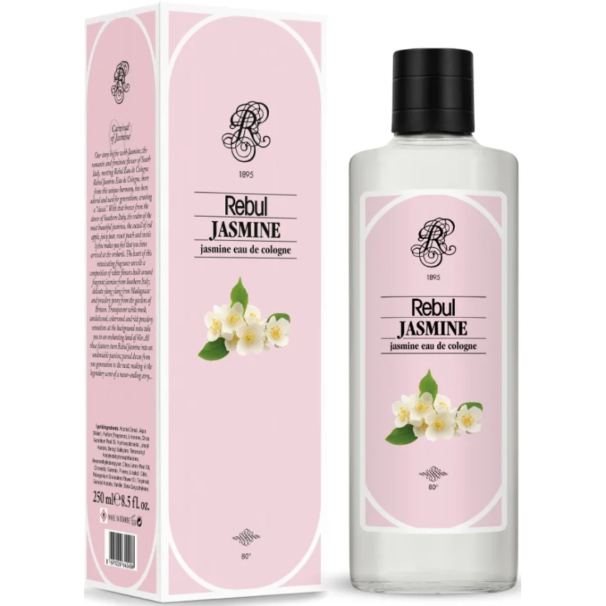 Rebul Jasmine EDC Kolonya Cam Şişe 250 ml