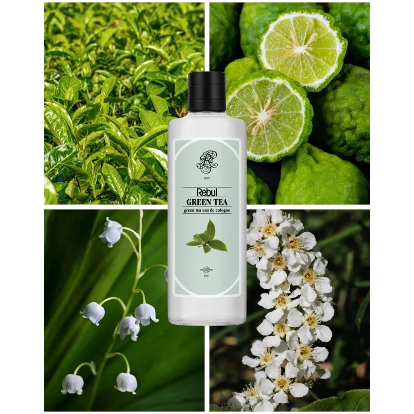 Rebul Green Tea EDC Kolonya Cam Şişe 250 ml