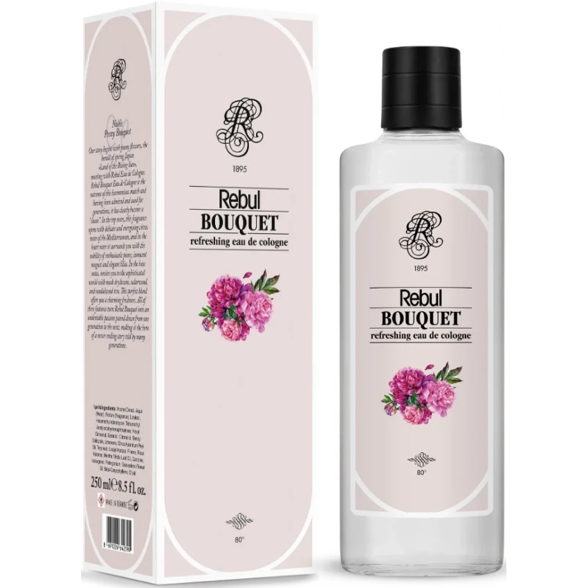 Rebul Bouquet EDC Kolonya Cam Şişe 250 ml
