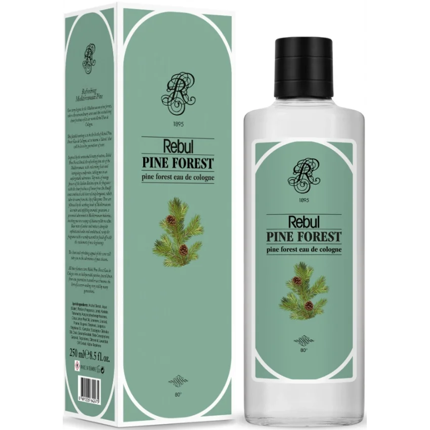 Rebul Pine Forest EDC Kolonya Cam Şişe 250 ml