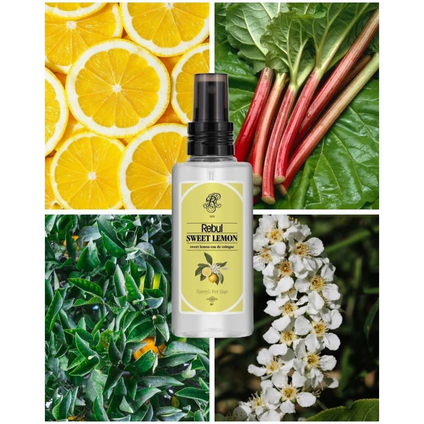 Rebul Sweet Lemon EDC Kolonya Sprey Pet Şişe 125 ml