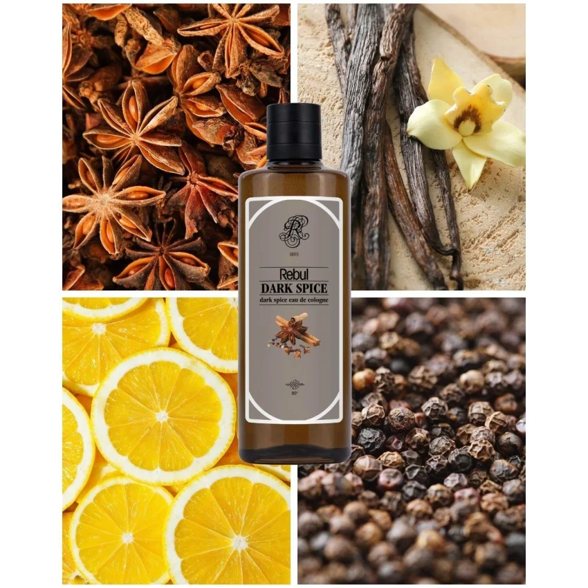Rebul Dark Spice EDC Kolonya Cam Şişe 250 ml