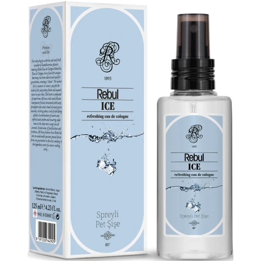 Rebul Ice EDC Kolonya Sprey Pet Şişe 125 ml