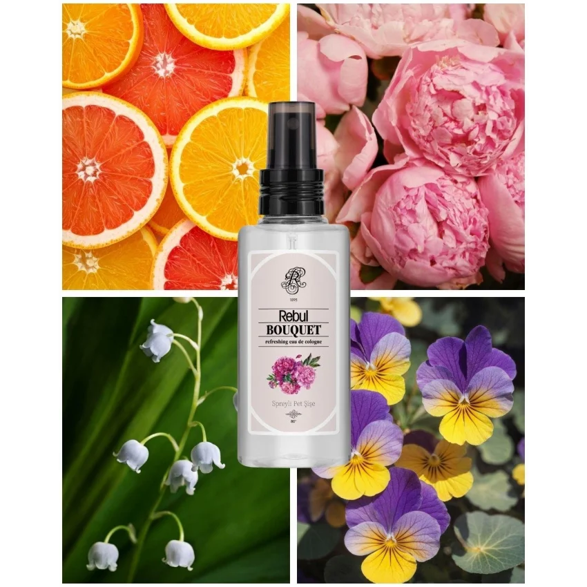 Rebul Bouquet EDC Kolonya Sprey Pet Şişe 125 ml
