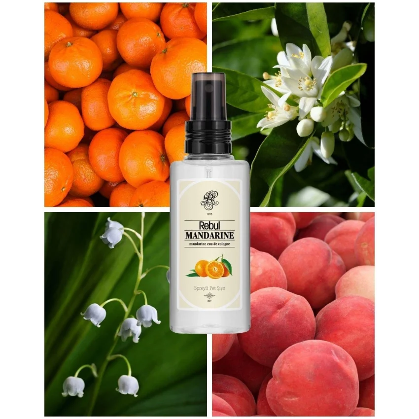 Rebul Mandarine EDC Kolonya Sprey Pet Şişe 125 ml