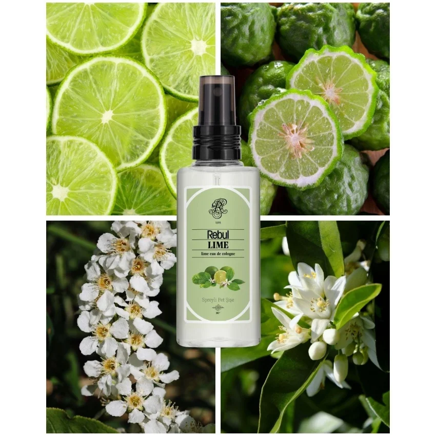 Rebul Lime EDC Kolonya Sprey Pet Şişe 125 ml
