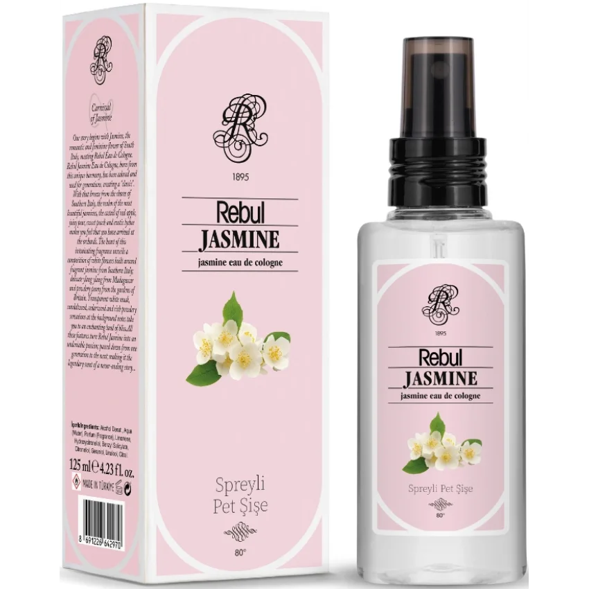 Rebul Jasmine EDC Kolonya Sprey Pet Şişe 125 ml