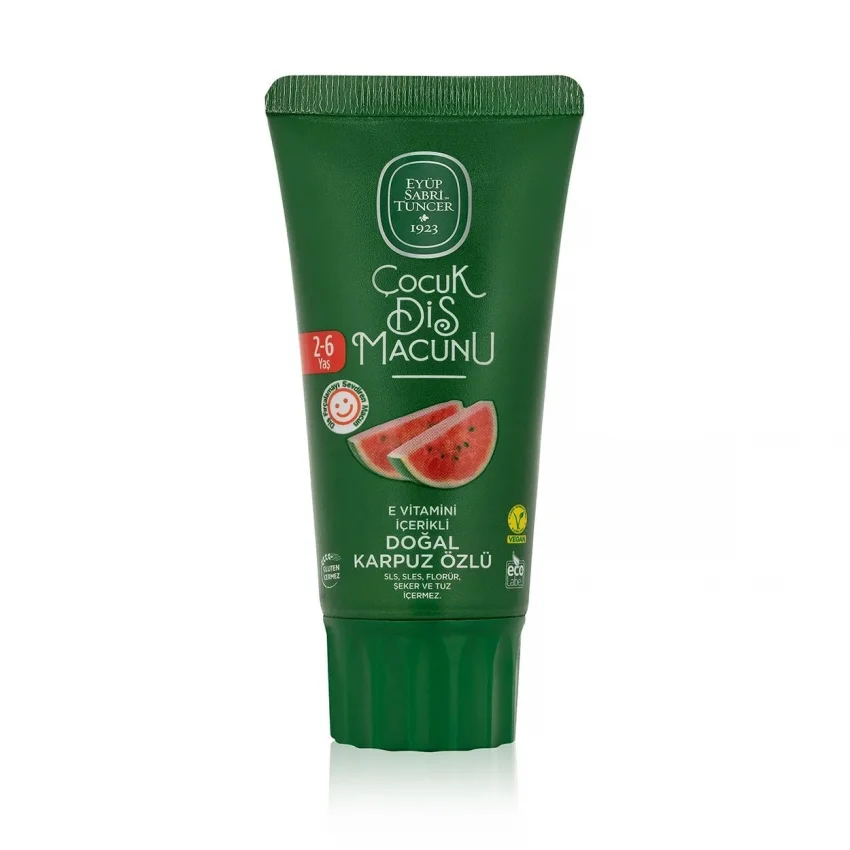 Eyüp Sabri Tuncer Doğal Karpuz Özlü 2-6 Yaş Çocuk Diş Macunu 60 ml