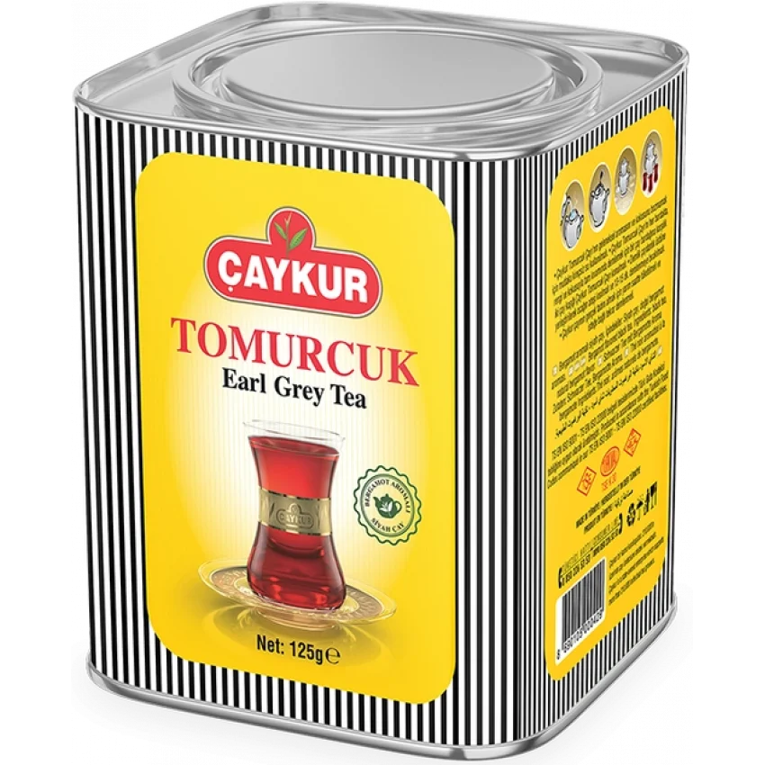 Çaykur Tomurcuk Çay Earl Grey Tea Teneke 125 Gr