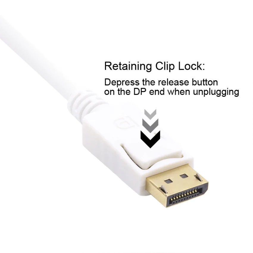 Vcom DisplayPort to HDMI Kablo Beyaz 3 mt | CG605L-3.0