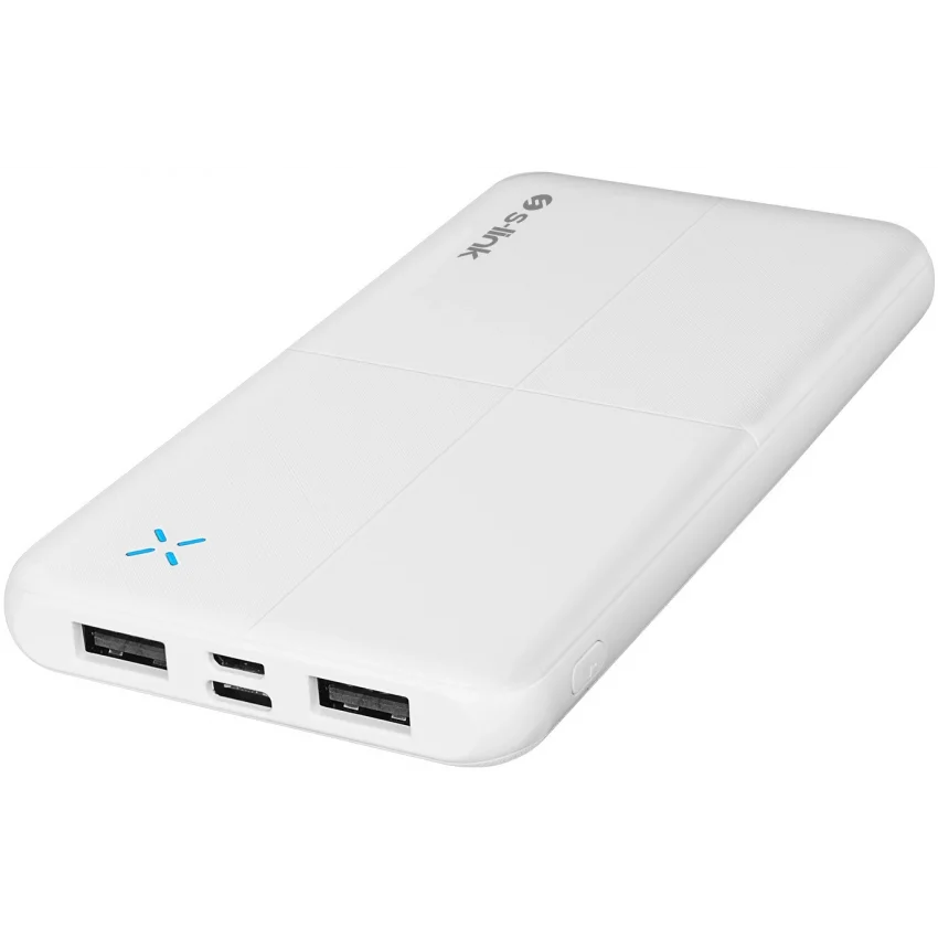 S-link 10000mAh Micro USB Type-C Giriş Çıkış Beyaz Powerbank IP-G12N