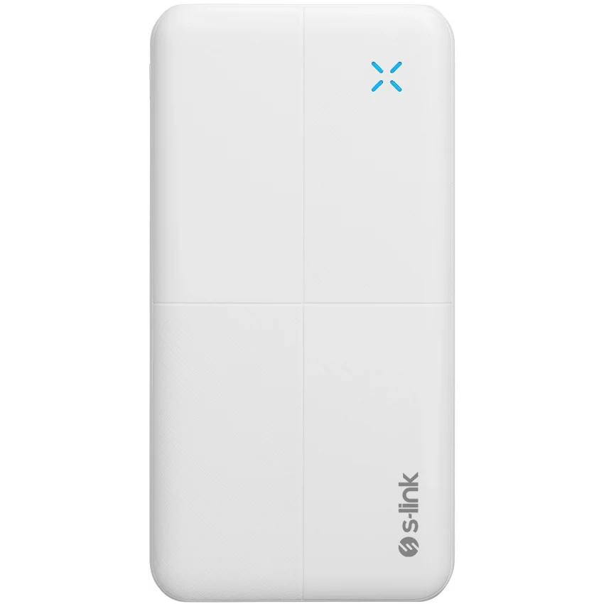 S-link 10000mAh Micro USB Type-C Giriş Çıkış Beyaz Powerbank IP-G12N