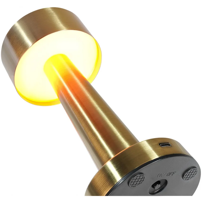 S-link Aurora 1800mAh 60 Lümen Gold 3 Renk Dokunmatik Masa Lambası SL-M9066