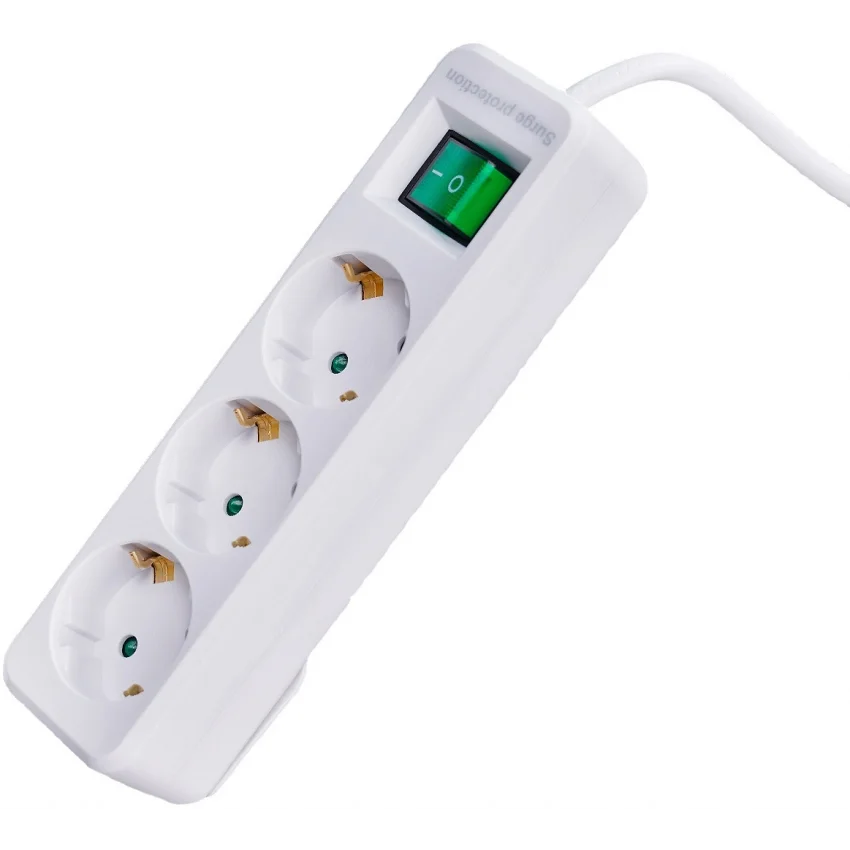 S-link Akım Korumalı 3lü Priz 1.5m 306 Joule Tam Bakır | SPG-F03