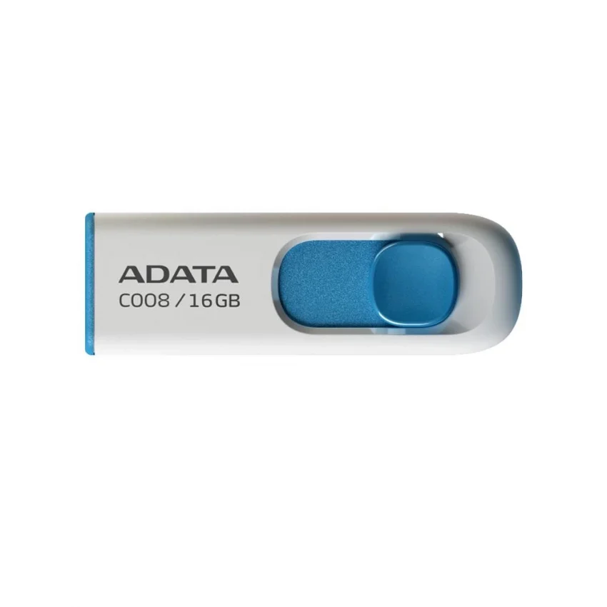 ADATA C008 16GB Beyaz Mavi USB 2.0 Flash Bellek | C008-16GB