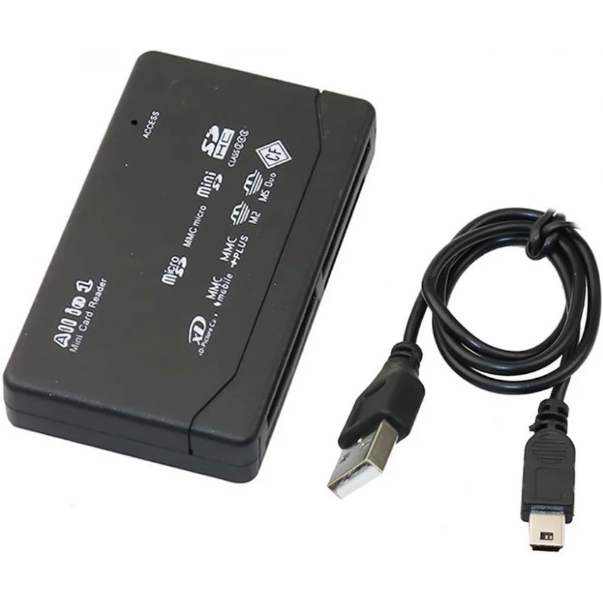 Alfais 4296 USB Hub Micro SD SDHC CF XD MS M2 Combo Kart Okuyucu