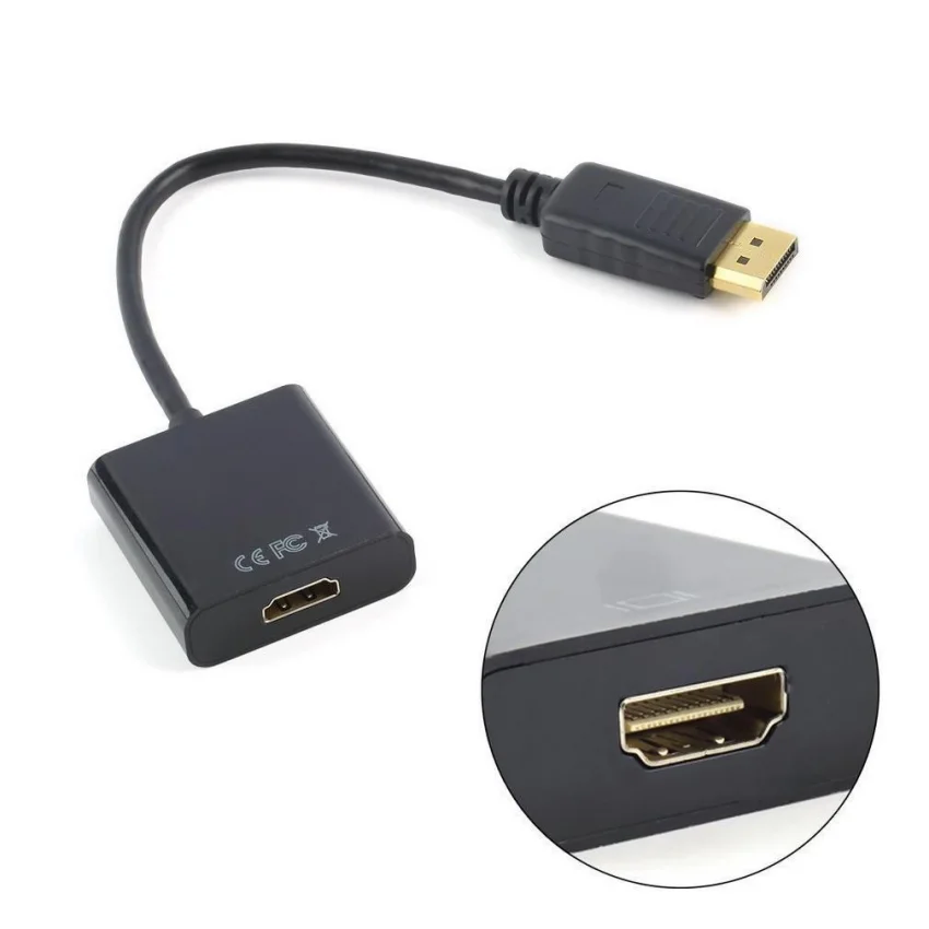 Alfais 4556 Displayport to Hdmi Çevirici Dönüştürücü Adaptör