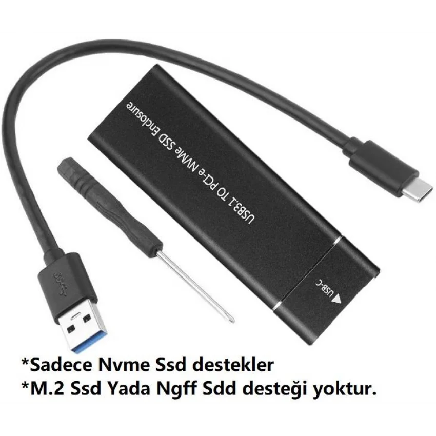 Alfais 5218 Usb 3.1 Type C To Pci-e Express Nvme Ssd Harddisk Kutusu