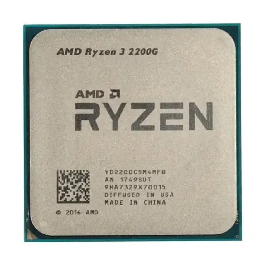 Amd Ryzen 3 2200G 3.50 Ghz AM4 4MB Cache Tray İşlemci (Fansız & Kutusuz)