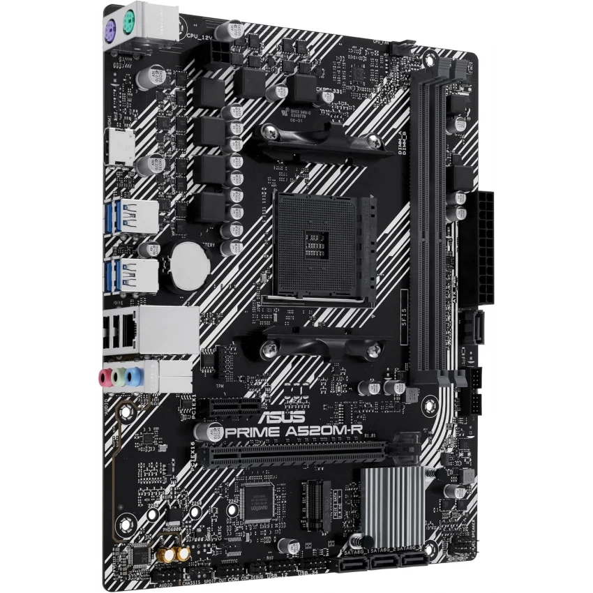 ASUS PRIME A520M-R AMD A520 AM4 DDR4 5100MHz Anakart
