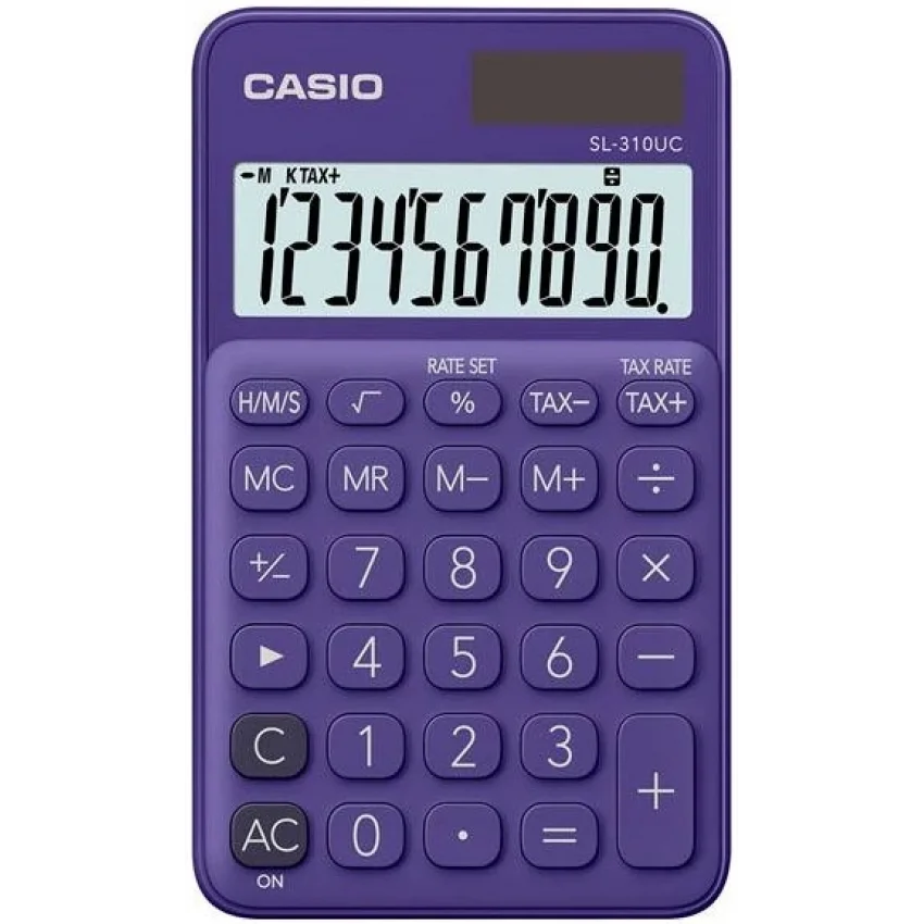 Casio SL-310UC-PL Cep Tipi Hesap Makinesi - Mor