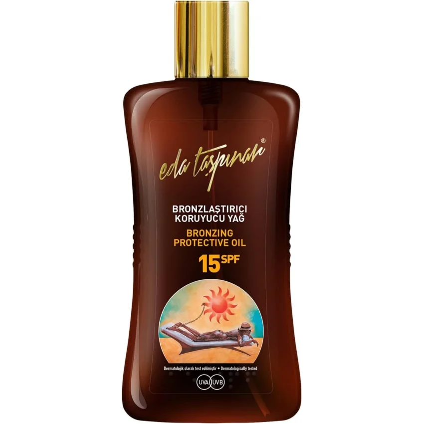 Eda Taşpınar Bronzlaştırıcı & Koruyucu Yağ SPF 15 - 200 ml