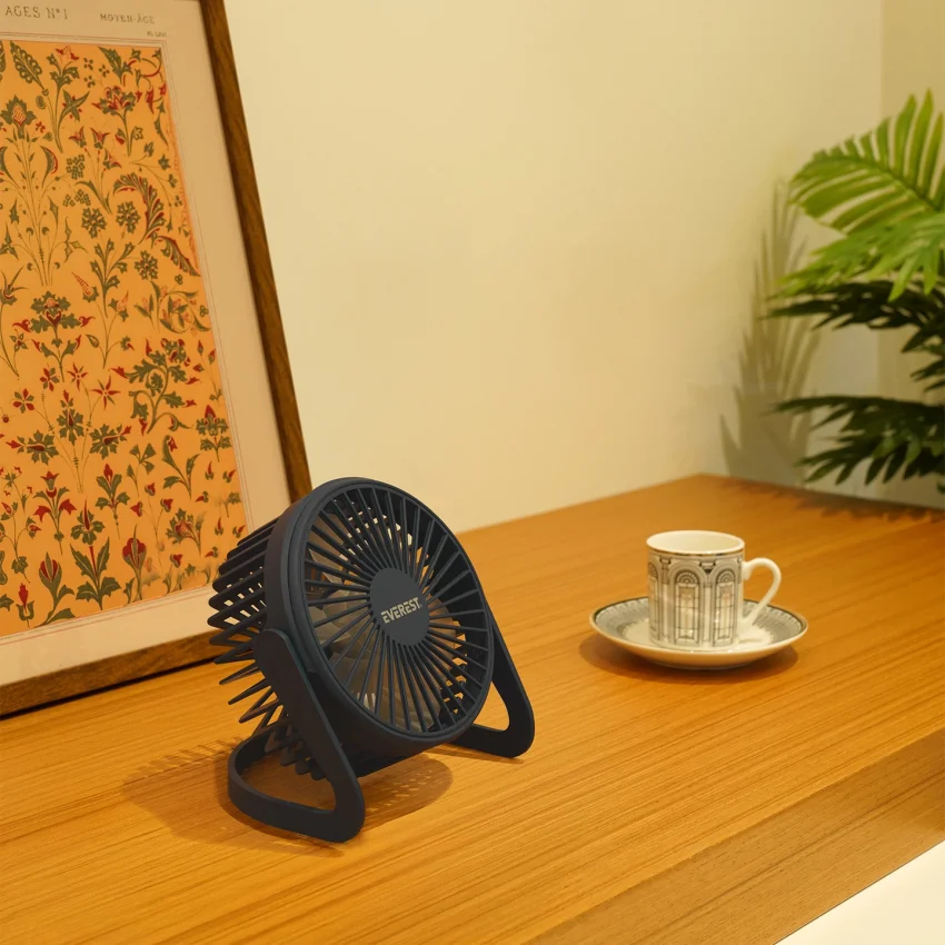 Everest Masaüstü Usb Fan Vantilatör Lacivert EFN-505