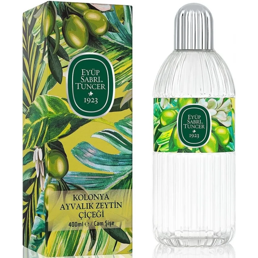 Eyüp Sabri Tuncer Ayvalık Zeytin Çiçeği Kolonyası, Cam Şişe, 400 ml