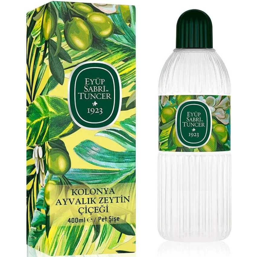 Eyüp Sabri Tuncer Ayvalık Zeytin Çiçeği Kolonyası, Pet Şişe, 400 ml