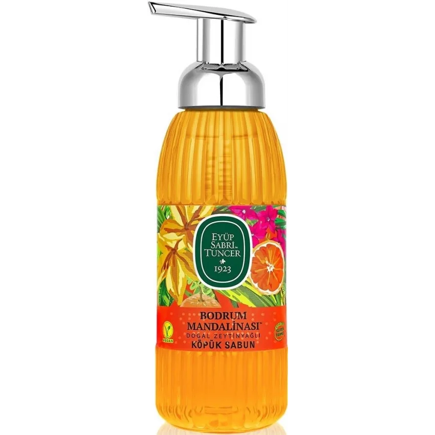 Eyüp Sabri Tuncer Bodrum Mandalinası Doğal Zeytinyağlı Köpük Sabun 500 ml