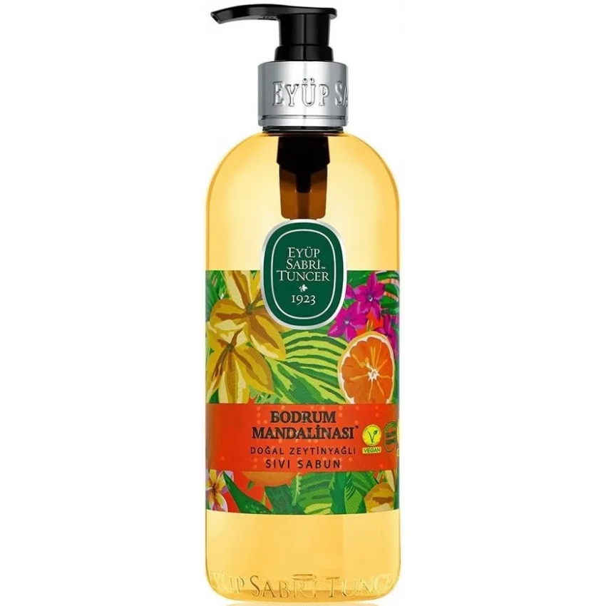 Eyüp Sabri Tuncer Bodrum Mandalinası Doğal Zeytinyağlı Sıvı Sabun 500 ml