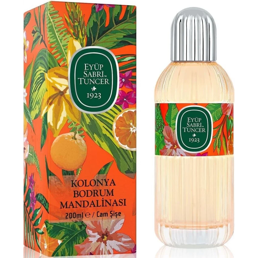 Eyüp Sabri Tuncer Bodrum Mandalinası Kolonyası, Cam Şişe, 200 ml