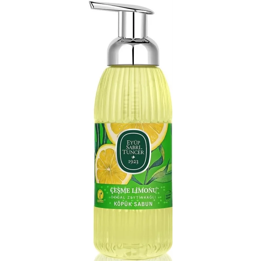 Eyüp Sabri Tuncer Çeşme Limonu Doğal Zeytinyağlı Köpük Sabun 500 ml