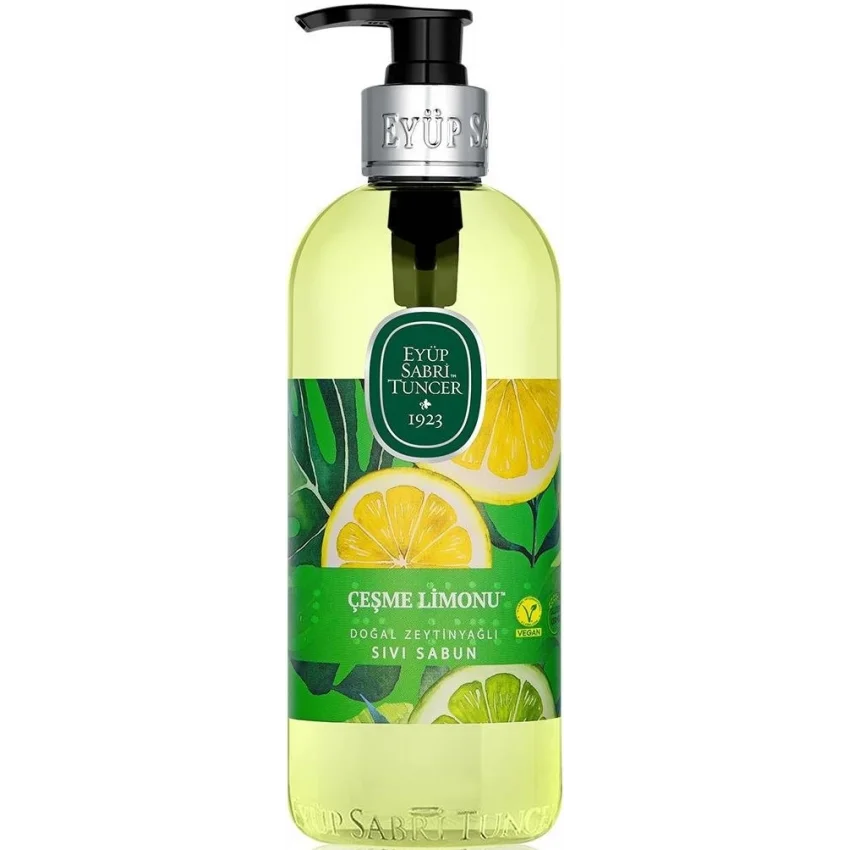 Eyüp Sabri Tuncer Çeşme Limonu Doğal Zeytinyağlı Sıvı Sabun 500 ml