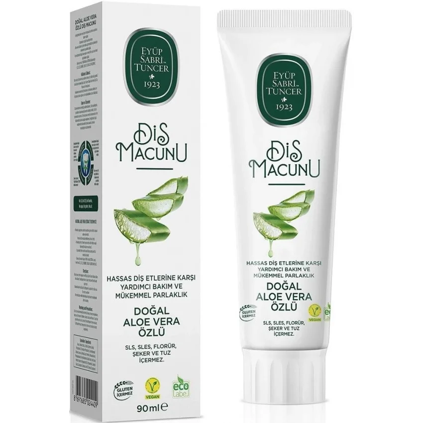 Eyüp Sabri Tuncer Doğal Aloe Vera Özlü Diş Macunu 90 ml