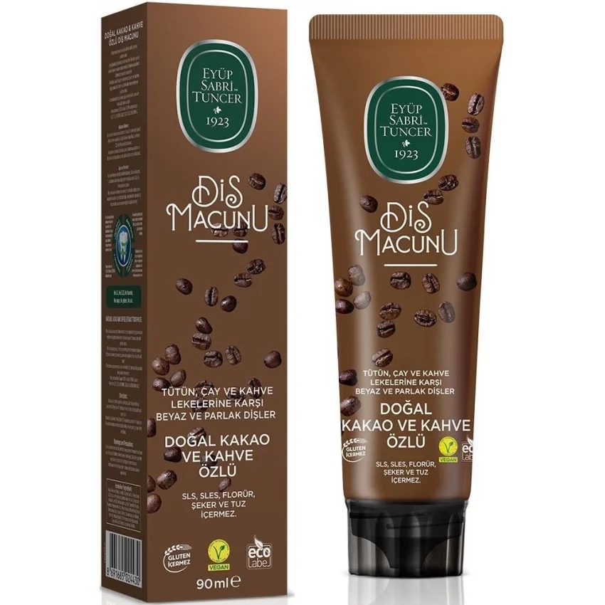 Eyüp Sabri Tuncer Doğal Kakao ve Kahve Özlü Diş Macunu 90 ml