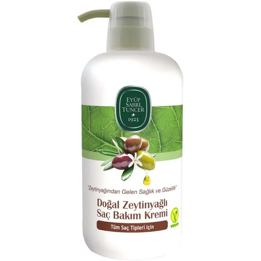 Eyüp Sabri Tuncer Doğal Zeytinyağlı Saç Bakım Kremi 600 ml