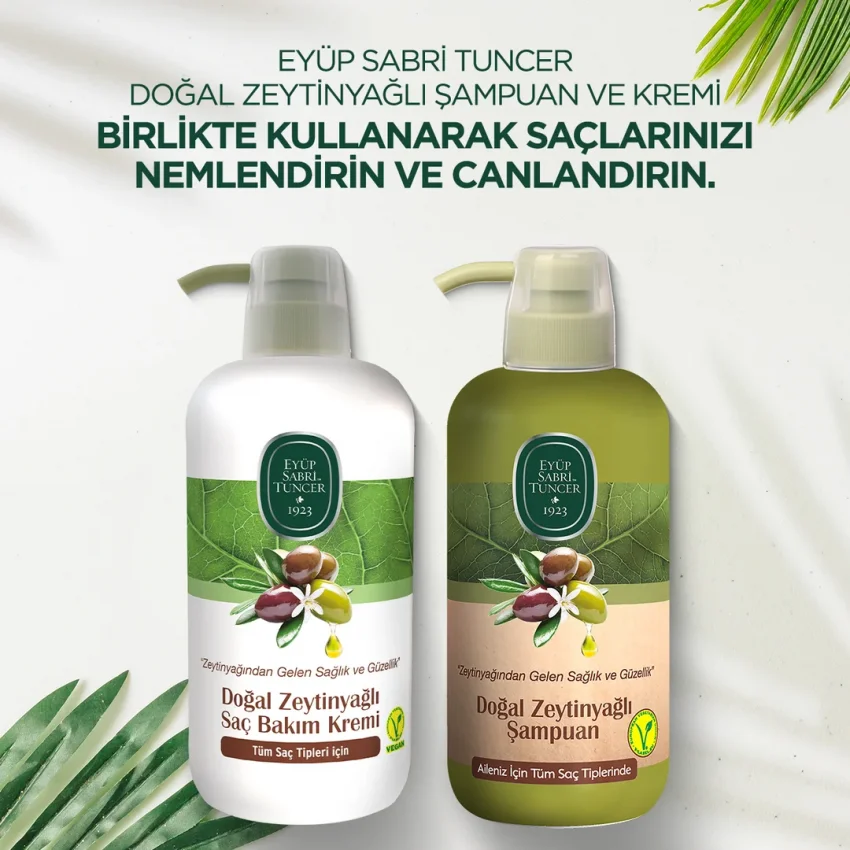 Eyüp Sabri Tuncer Doğal Zeytinyağlı Şampuan 600 ml