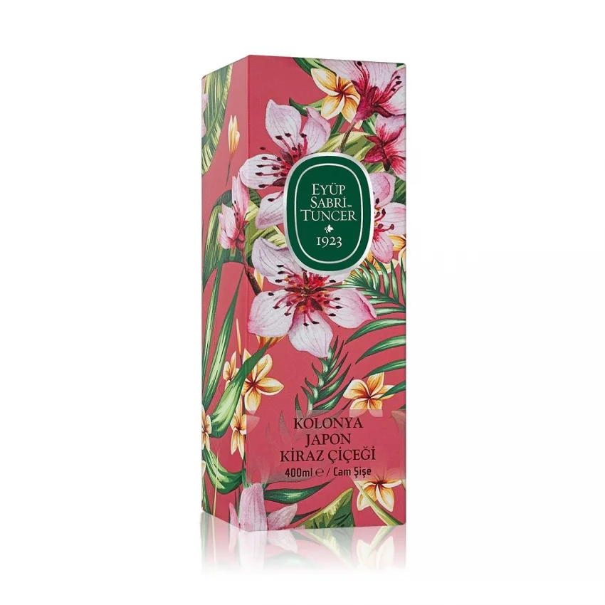 Eyüp Sabri Tuncer Japon Kiraz Çiçeği Kolonyası, Cam Şişe, 400 ml