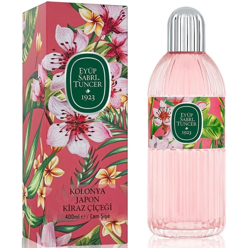 Eyüp Sabri Tuncer Japon Kiraz Çiçeği Kolonyası, Cam Şişe, 400 ml