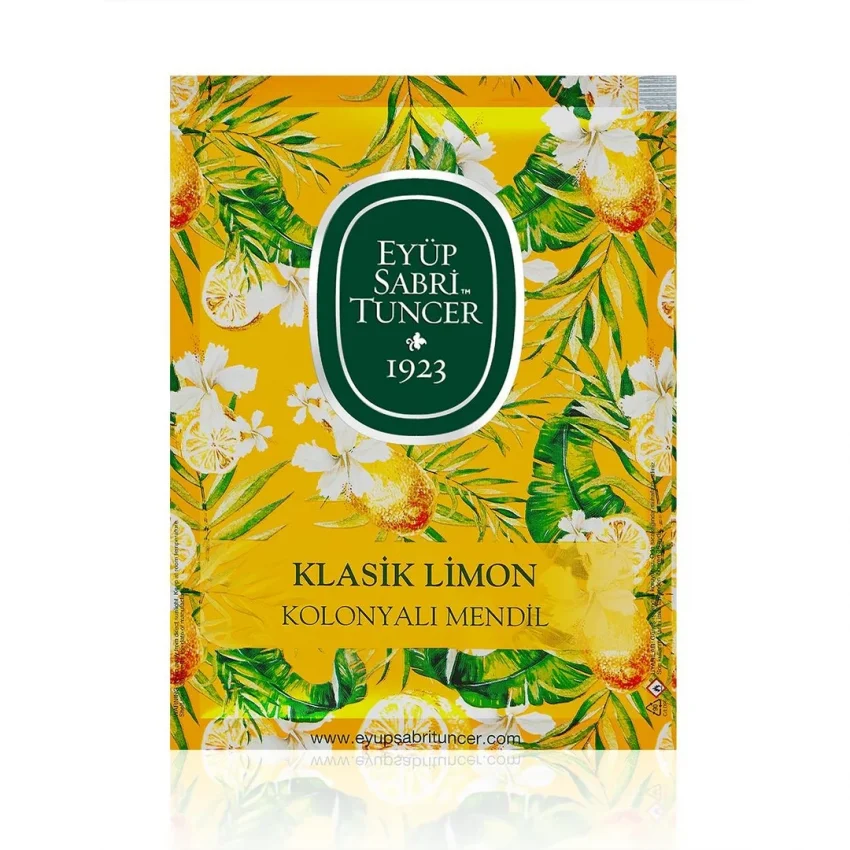 Eyüp Sabri Tuncer Klasik Limon Kolonyalı Islak Mendil, Büyük Boy, 50li
