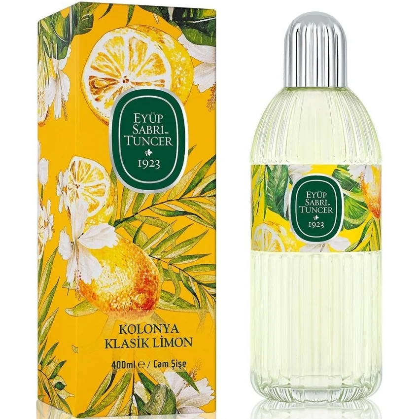 Eyüp Sabri Tuncer Klasik Limon Kolonyası, Cam Şişe, 400 ml
