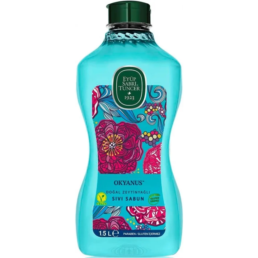 Eyüp Sabri Tuncer Okyanus Doğal Zeytinyağlı Sıvı Sabun 1.5 lt