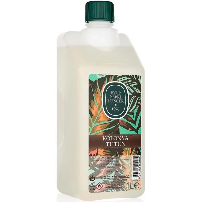 Eyüp Sabri Tuncer Tütün Kolonyası, Kilitli Kapak, 1 lt